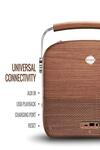 Saregama Carvaan Premium- Portable Music Player with 5000 Preloaded Songs, FM/BT/AUX (Oakwood Brown)-M00000002062