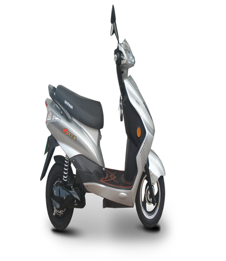 Okinawa Ridge100 Electric Scooter | Smart Scooter | 149 km | 45kmph | 5-6 hour charging | 3 Year Warranty - SILVER