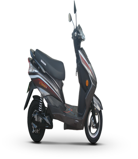 Okinawa Ridge+ [Plus] Electric Scooter | Smart Scooter | 81 km | 45kmph | 2-3 hour charging | 3 Year Warranty - Gray