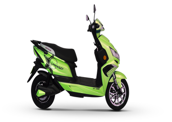 Okinawa iPraise+ Electric Scooter | Intelligent Scooter | 137 km | 56kmph | 4-5 hour charging | 3 Year Warranty - ELECTRIC GREEN