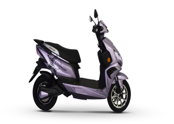 Okinawa iPraise+ Electric Scooter | Intelligent Scooter | 137 km | 56kmph | 4-5 hour charging | 3 Year Warranty - MAUVE PURPLE