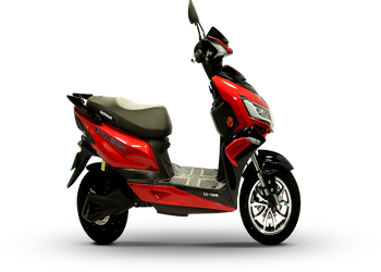 Okinawa iPraise Pro Electric Scooter | Electric Swag | 137 km | 56kmph | 4-5 hour charging | 3 Year Warranty - GLOSSY RED BLACK