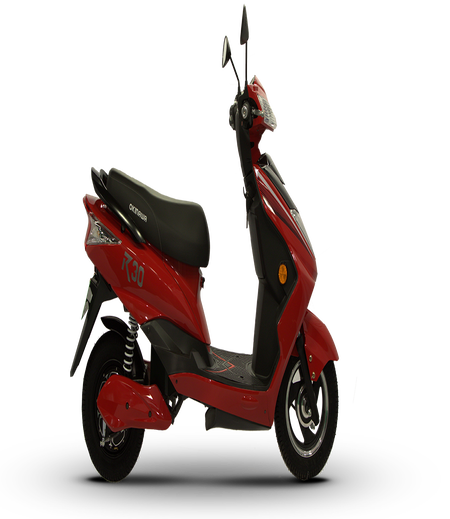 Okinawa R30 Electric Scooter | Eco Companion | 60 km | 25kmph | 4-5 hour charging | 3 Year Warranty - RED