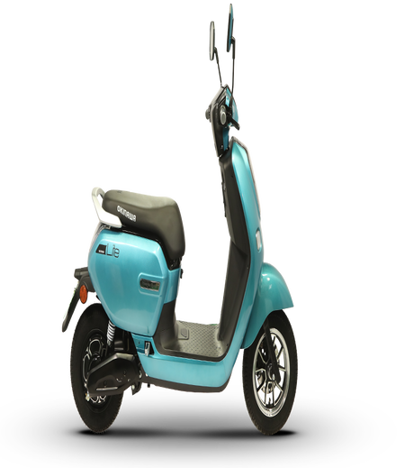 Okinawa Lite Electric Scooter | Lite | 60 km | 25kmph | 4-5 hour charging | 3 Year Warranty - CYAN