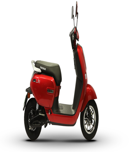 Okinawa Lite Electric Scooter | Lite | 60 km | 25kmph | 4-5 hour charging | 3 Year Warranty - RED