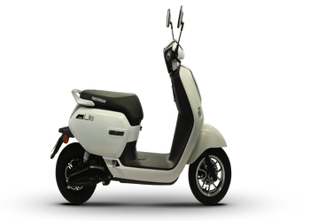 Okinawa Lite Electric Scooter | Lite | 60 km | 25kmph | 4-5 hour charging | 3 Year Warranty - WHITE