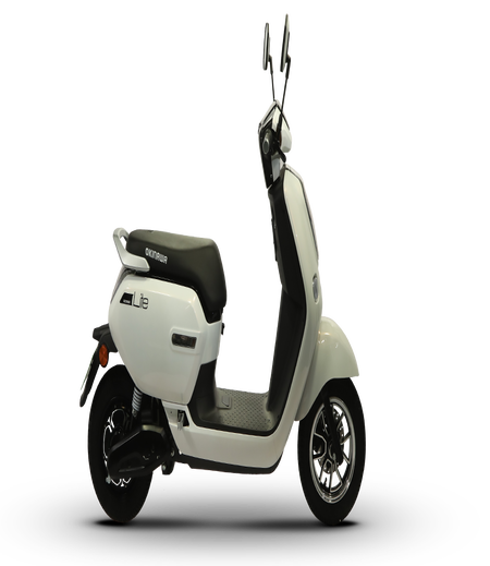 Okinawa Lite Electric Scooter | Lite | 60 km | 25kmph | 4-5 hour charging | 3 Year Warranty - WHITE