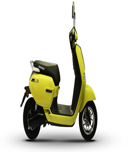 Okinawa Lite Electric Scooter | Lite | 60 km | 25kmph | 4-5 hour charging | 3 Year Warranty - YELLOW