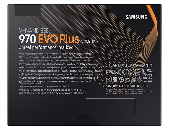 Samsung 970 EVO Plus 1TB PCIe NVMe M.2 (2280) Internal Solid State Drive (SSD) (MZ-V7S1T0)