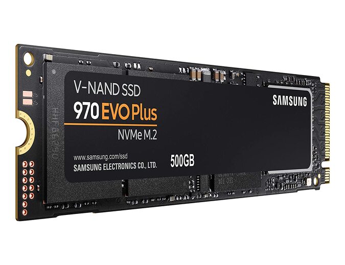 Samsung 970 EVO Plus 500GB PCIe NVMe M.2 (2280) Internal Solid State Drive (SSD) (MZ-V7S500)