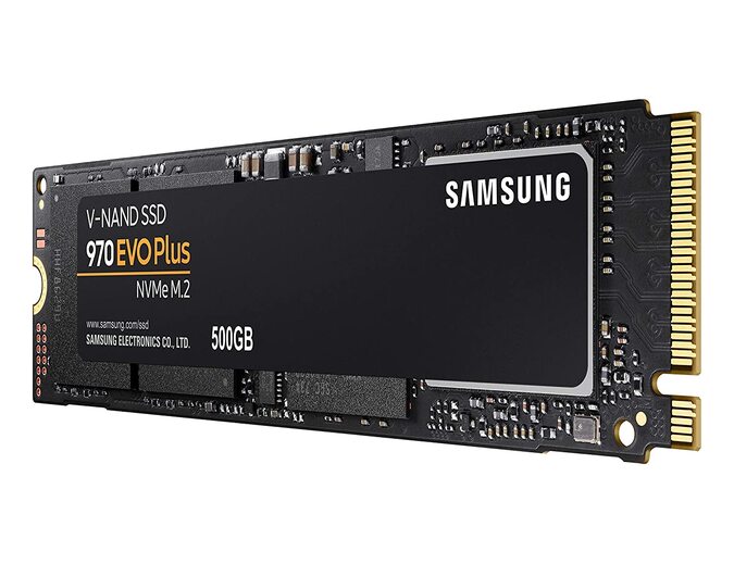 Samsung 970 EVO Plus 500GB PCIe NVMe M.2 (2280) Internal Solid State Drive (SSD) (MZ-V7S500)