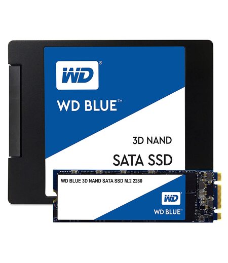 Western Digital WD Blue m.2 SATA SSD, 550MB/s R, 525MB/s W, 5 Y Warranty, 250GB