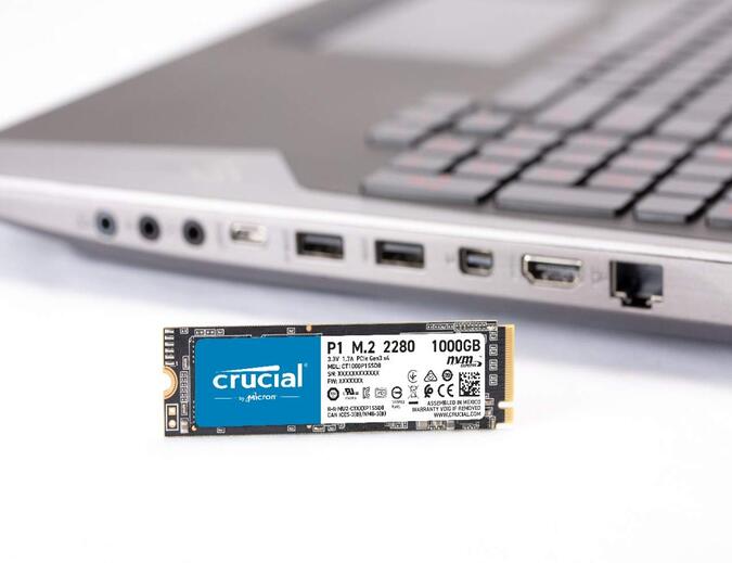 Crucial P1 1TB 3D NAND NVMe PCIe M.2 SSD - CT1000P1SSD8