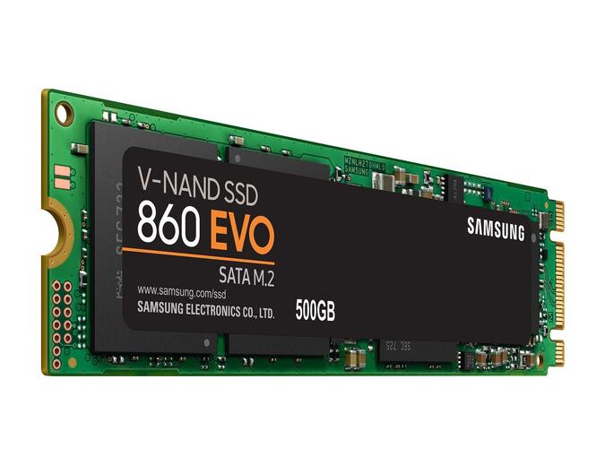 Samsung 860 EVO 500GB SATA M.2 (2280) Internal Solid State Drive (SSD) (MZ-N6E500)