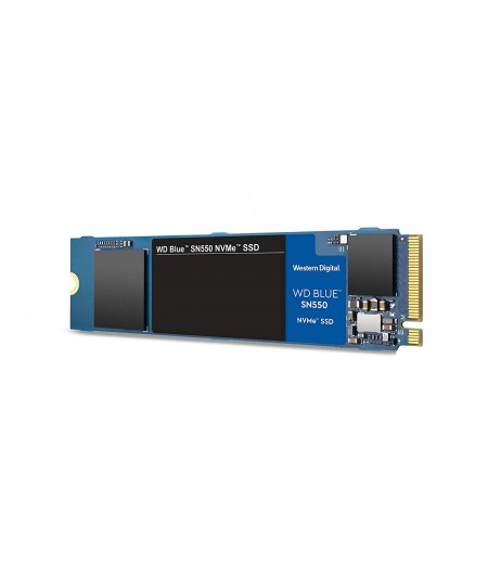 WD Blue SN550 500GB NVMe Internal SSD - 2400MB/s R, 1750MB/s W, 5Y Warranty (WDBA3V5000ANC-WRSN)