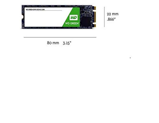 Western Digital WD Green m.2 SSD, 550MB/s R, 3 Y Warranty, 240GB