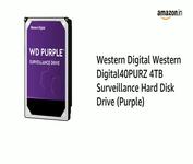 Western Digital Western Digital40PURZ 4TB Surveillance Hard Disk Drive (Purple)