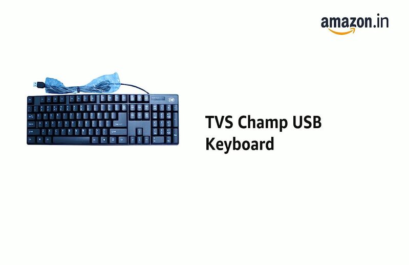 TVS Electronics Champ Wired Keyboard (Black)