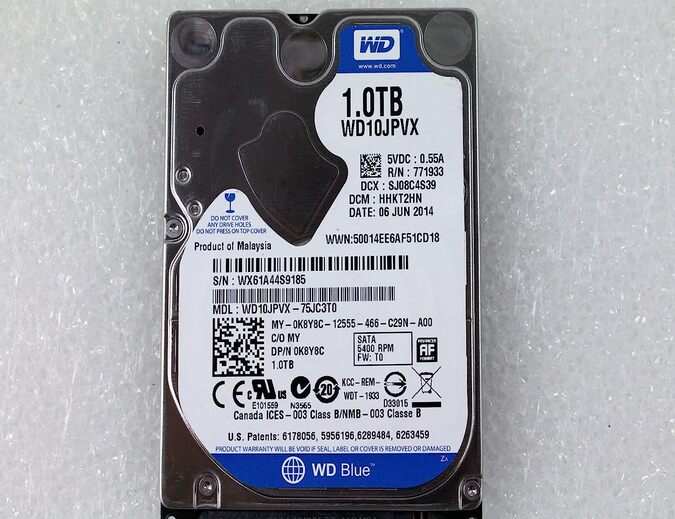 Western Digital WD10JPVX-75JC3T0 1TB DCM: SBMTJHK