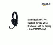 Razer BlackShark V2 Pro Wireless Gaming On Ear Headset - Black | THX 7.1 Spatial Surround Sound - 50mm Drivers - Detachable Mic - for PC, PS5, PS4, Switch - RZ04-03220100-R3M1