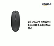 Dell Wm126-Black Wireless Mouse | Compact & Travel Friendly Design | Ambidextrous |Universal Pairing Technology: Connect Up To 6 Compatible Devices With One Receiver