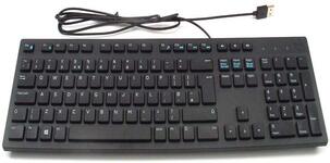 Dell Kb216 Wired Multimedia USB Keyboard with Super Quite Plunger Keys with Spill-Resistant Black