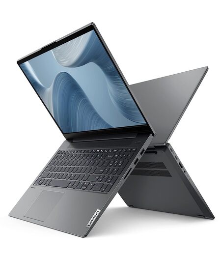 Lenovo IdeaPad Slim 5 Intel Core i5 12th Gen 15.6"(39.62cm) FHD IPS Laptop (16GB/512GB SSD/Win 11/Office 2021/Backlit KB/Fingerprint/FHD Camera/Alexa/3 Month Game Pass/Storm Grey/1.85Kg), 82SF004WIN