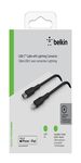 Belkin Apple Certified Lightning To Type C Cable, Fast Charging For Iphone, Ipad, Air Pods, 3.3 Feet (1 Meters) Black