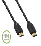 Belkin 3D, 4K, 1080p, Gold Plated Audio Return High Speed HDMI Cable Supports Ethernet for Television (3.3 Feet) - Black