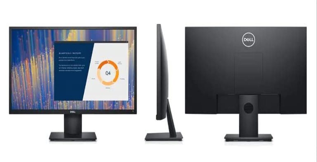 Dell 24" (60.96 cm) FHD Monitor 1920 x 1080 Pixels at 60Hz|IPS Panel|Contrast Ratio 1000:1|Aspect Ratio 16:9|Brightness 250 cd/m²|Response Time 8ms (Normal), 5ms (Fast) (G to G)|E2421HN-Black