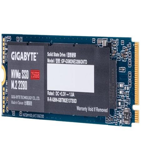 GIGABYTE NVME 256GB M.2 2280 PCIe Gen3 Internal Solid State Drive (GP-GSM2NE3256GNTD)