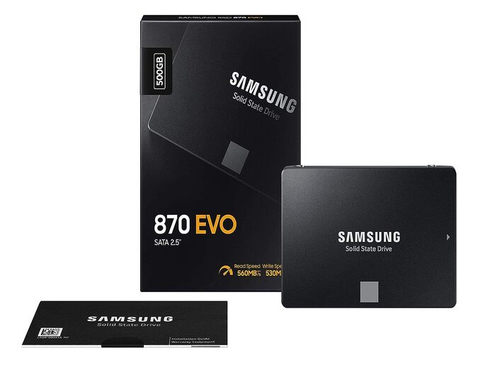 Samsung 870 EVO 500GB SATA 6.35 cm (2.5") Internal Solid State Drive (SSD) (MZ-77E500)