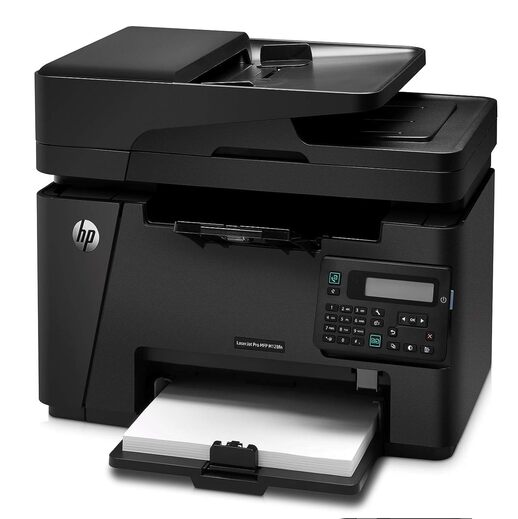 HP MFP M128fn Laserjet Printer: Print, Copy, Scan, Automatic Document Feeder, Ethernet, Fast Printing Upto 20ppm, Easy and Secure Setup