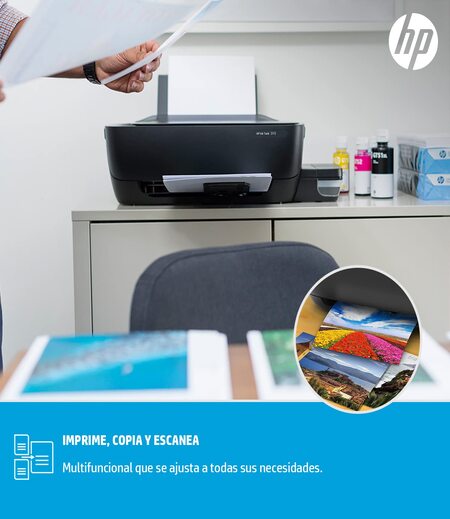 HP Ink Tank 315 All-in-one Colour Printer with Upto 6000 Black and 8000 Colour Pages Included in The Box - Print, Scan & Copy for Office/Home