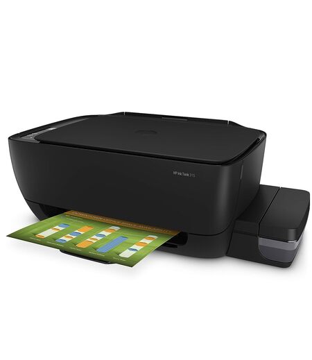 HP Ink Tank 315 All-in-one Colour Printer with Upto 6000 Black and 8000 Colour Pages Included in The Box - Print, Scan & Copy for Office/Home