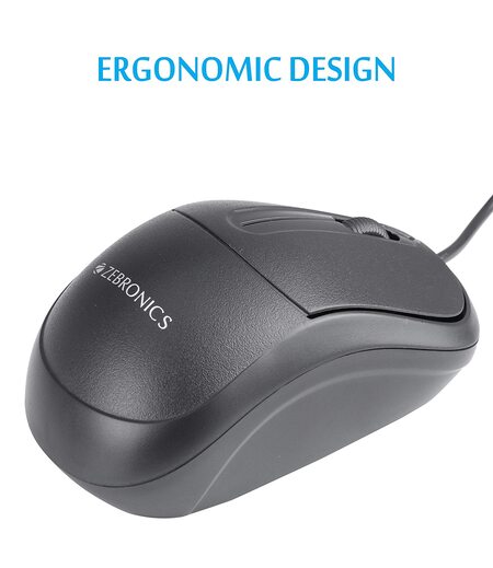 Zebronics Zeb-Comfort+ Wired Mouse