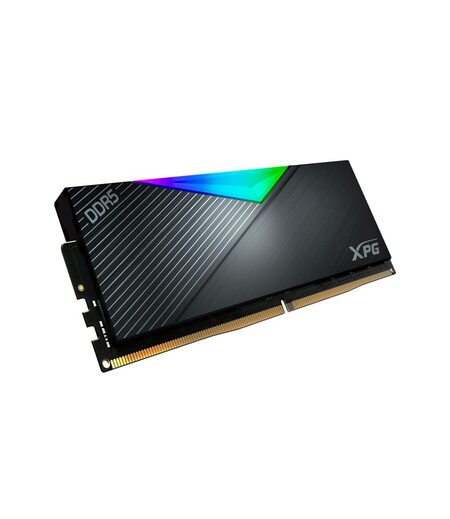 XPG Lancer DDR5 RGB 6000MHz 32GB (2x16GB) CL40-40-40 UDIMM 288-Pins Desktop SDRAM Memory RAM Kit with Black Heatsink (AX5U6000C4016G-DCLARBK)