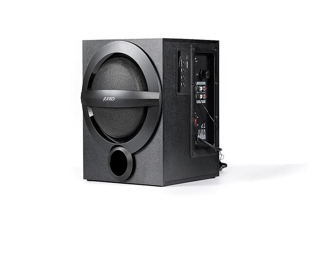 F&D A140X 74 W 2.1 Channel Bluetooth Multimedia Speakers with Subwoofer Satellite Speaker, Remote, Digital FM & USB (Black)