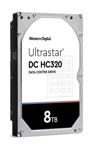 Western Digital 8TB Ultrastar DC HC320 SATA HDD - 7200 RPM Class, 256MB Cache, SATA 6 Gb/s, 3.5" (HUS728T8TALE6L4)