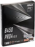 Asrock B450 PRO4 R2.0 AM4 AMD Promontory B450 SATA 6Gbps ATX AMD Motherboard