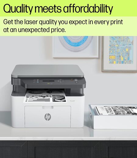 HP Laserjet 1188w Compact Monochrome Multifunction Printer with Direct Wi-Fi (Print, Scan, Copy)