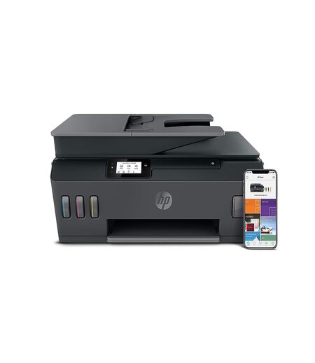 HP Smart Tank 530 All-in-one ADF WiFi Colour Printer with 2 Extra Black Ink Bottle (Upto 18000 Black and 8000 Colour Prints). -Print, Scan & Copy with ADF for Office/Home