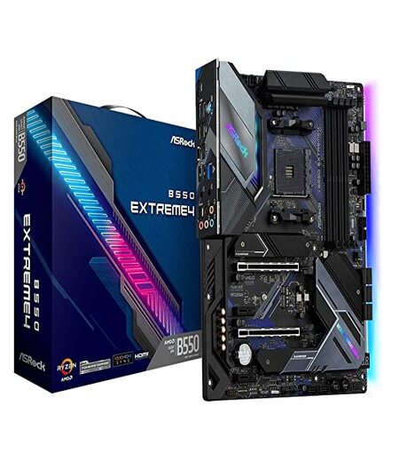 ASRock B550 EXTREME4 Supports 3rd Gen AMD AM4 Ryzen™ / Future AMD Ryzen™ Processors Motherboard