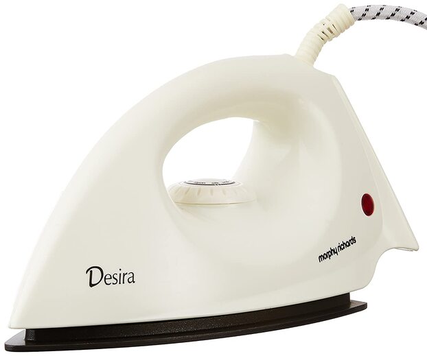 Morphy Richards Desira 1000 Watt Dry Iron (Off White)-M000000000398 www.mysocially.com