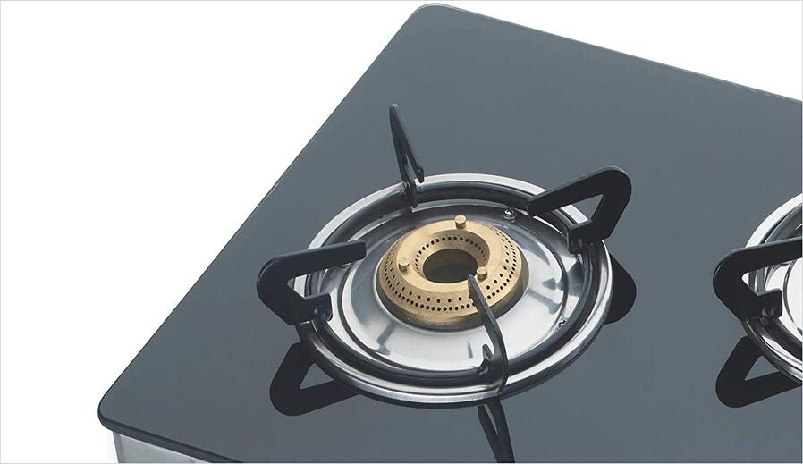 Bajaj CGX 3 SS Eco Stainless Steel 3 Burner Gas Stove, Black/Silver-M000000000414 www.mysocially.com