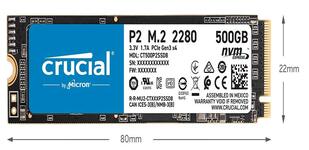 Crucial P2 250GB 3D NAND NVMe PCIe M.2 SSD - CT250P2SSD8-M000000000600 www.mysocially.com