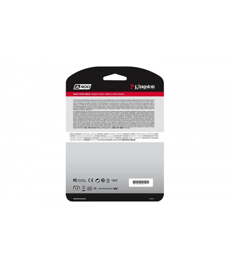 Kingston SSDNow A400 1.92TB, 2.5 inch Internal Solid State Drive (SSD) Limited 3-year warranty with free technical support (SA400S37/1920G)