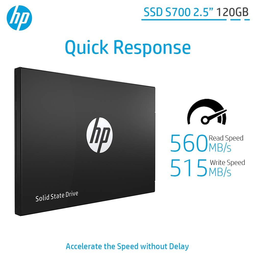 HP SSD S700 2.5 Inch 120GB SATA III 3D NAND Internal Solid State Drive (SSD) (2DP97AA) 3 Years National Warranty