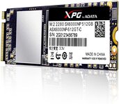 ADATA XPG SX6000 PCIe 512GB 3D NAND PCIe Gen3x4 M.2 2280 NVMe 1.2 R/W up to 1000/800MB/s Solid State Drive (ASX6000NP-512GT-C)