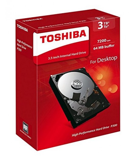 Toshiba P300 3TB Desktop Internal Hard Drive HDWD130EZSTA